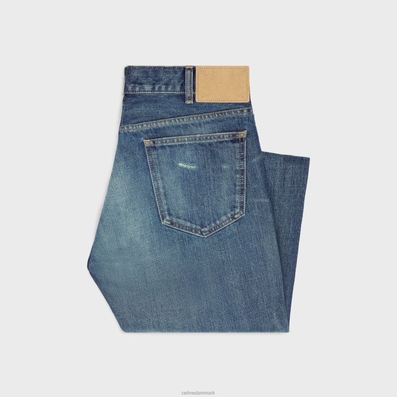 CELINE Mænd wesley jeans i denim F44FV1822 beklædning midnat safir