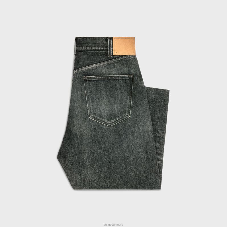 CELINE Mænd wesley jeans i denim F44FV1992 beklædning sort isskyl
