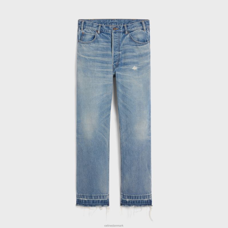 CELINE Mænd wesley jeans i denim F44FV1995 beklædning zuma vask