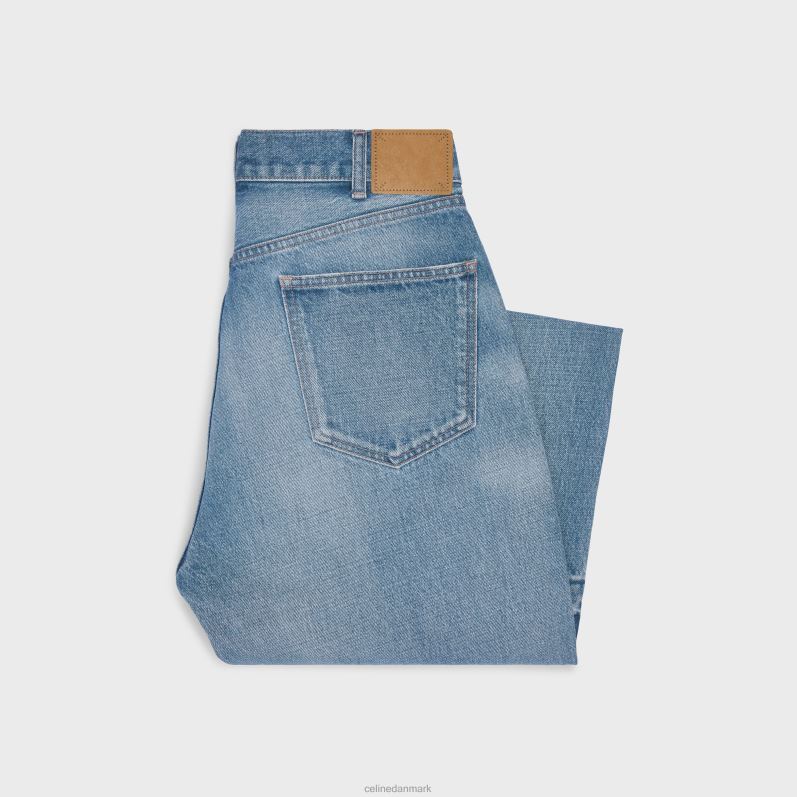 CELINE Mænd wesley jeans i denim F44FV1995 beklædning zuma vask
