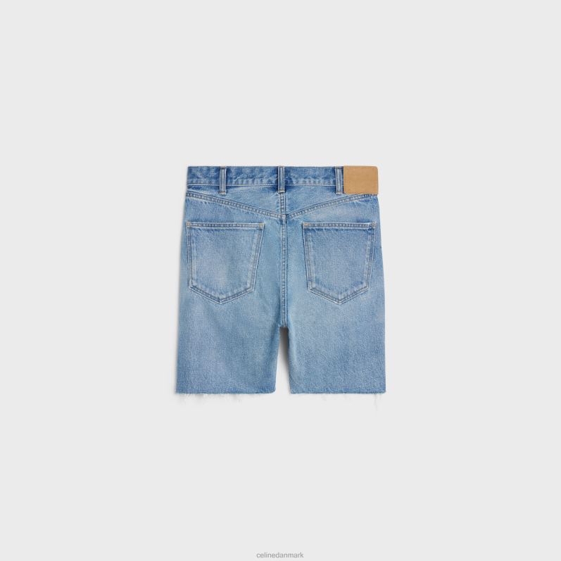 CELINE Mænd wesley shorts i denim F44FV2008 beklædning zuma vask