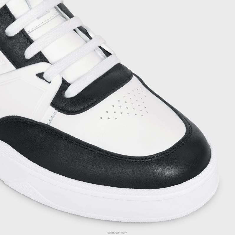 CELINE Mænd trainer cr-07 lav sneaker i kalveskind F44FV2044 fodtøj optik hvid/sort