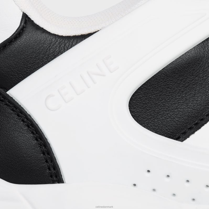 CELINE Mænd trainer cr-07 lav sneaker i kalveskind F44FV2044 fodtøj optik hvid/sort