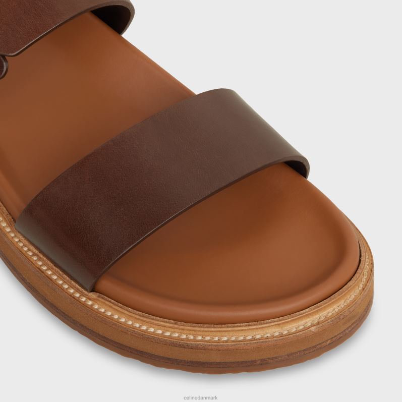 CELINE Mænd tippi i kalveskindsvegetal garvning F44FV2072 fodtøj mørkebrun