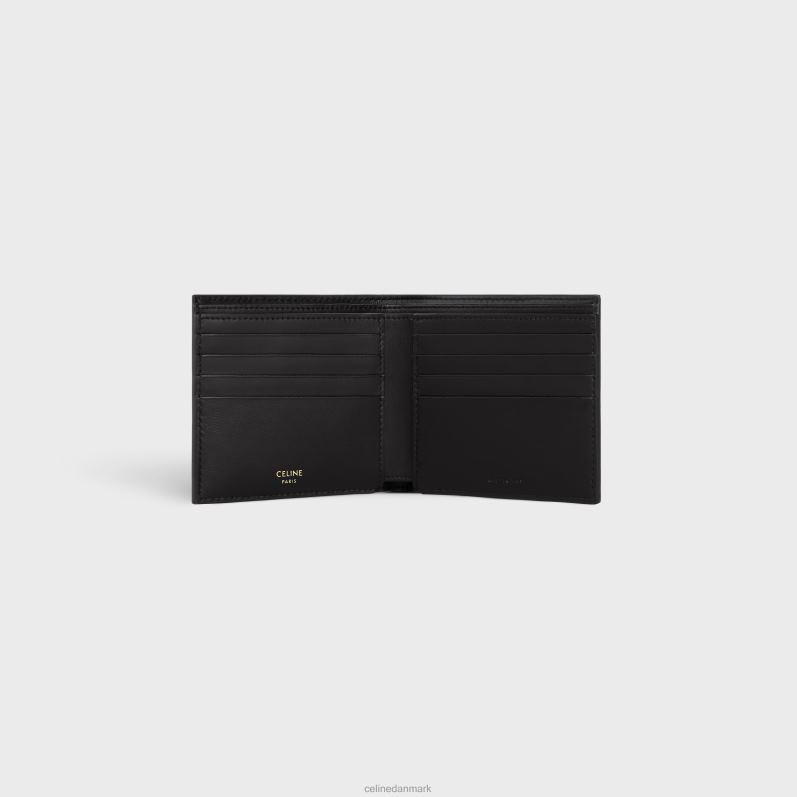 CELINE Mænd bi-fold pung i triomphe canvas F44FV2134 tilbehør sort