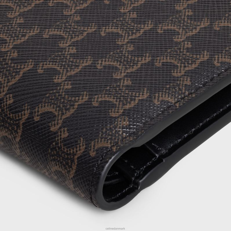 CELINE Mænd bi-fold pung med møntrum i triomflærred F44FV2133 tilbehør sort