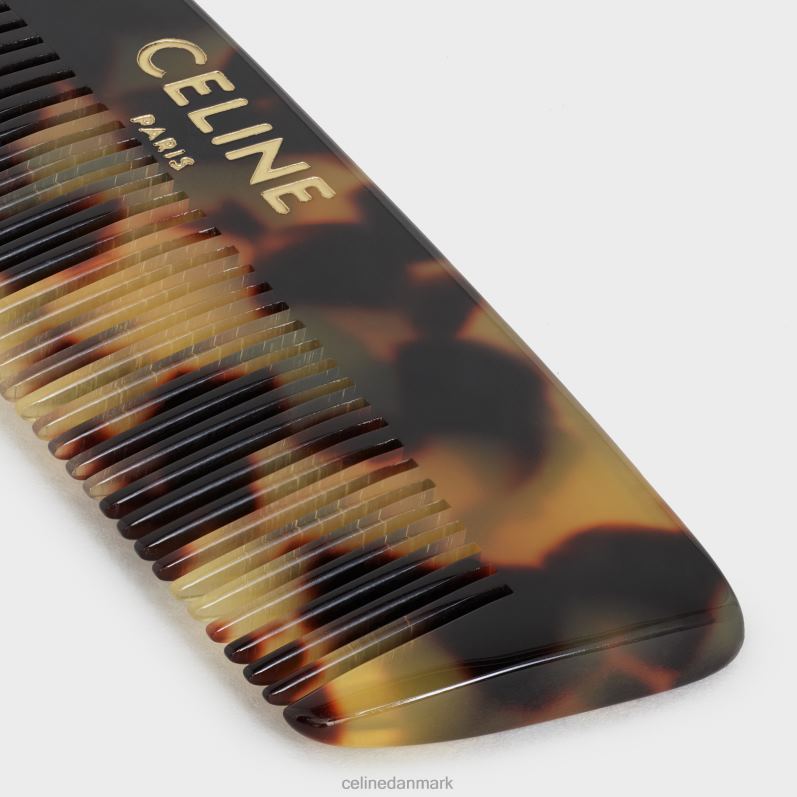 CELINE Mænd overskægskam med etui i naturligt kalveskind F44FV2294 tilbehør tan