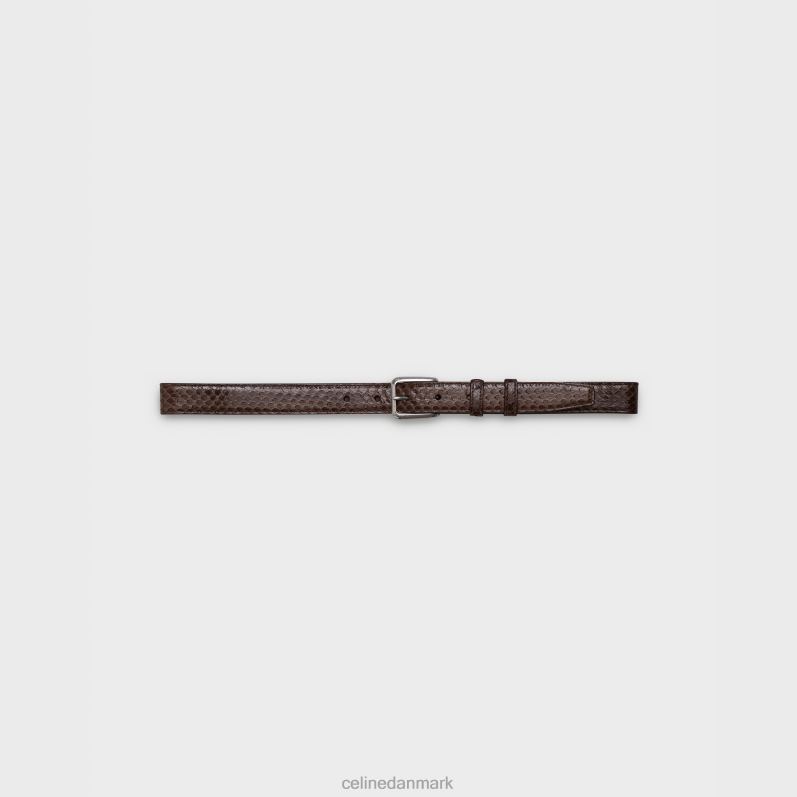 CELINE Mænd elegant bælte med firkantet spænde i vandslange F44FV2208 tilbehør ecorce