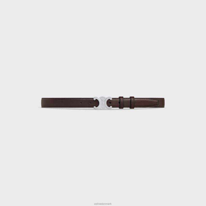 CELINE Mænd medium triomfbælte i naturligt kalveskind F44FV2201 tilbehør Brun