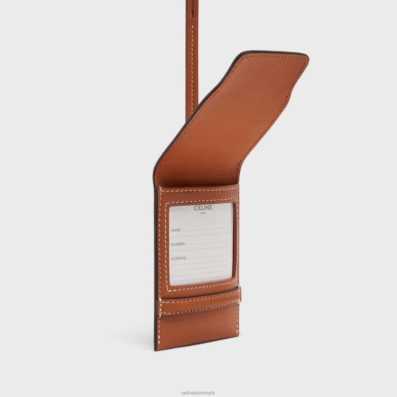 CELINE Mænd bagagemærke i lammeskind F44FV1634 tilbehør tan