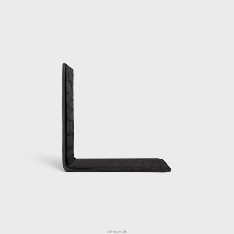 CELINE Mænd bogstøtte i krokodille F44FV1655 tilbehør sort