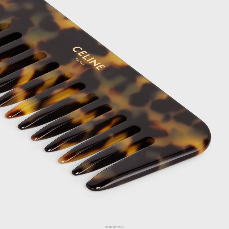 CELINE Mænd lille hårkam i glat kalveskind F44FV1613 tilbehør tan