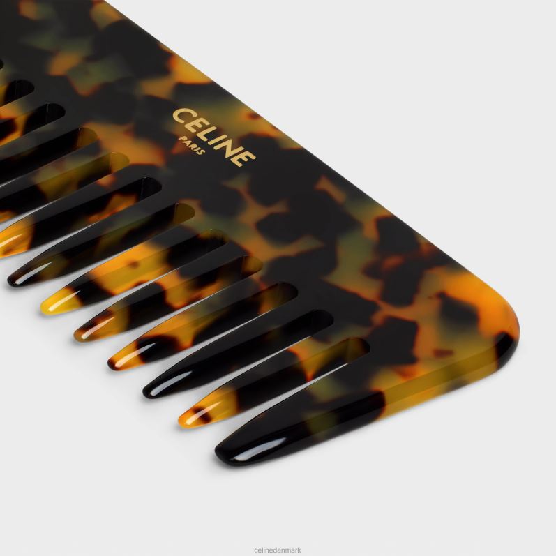 CELINE Mænd lille hårkam i triomflærred F44FV1615 tilbehør hvid