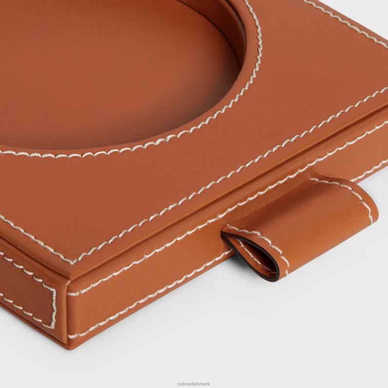 CELINE Mænd lysbakke i glat kalveskind F44FV1523 tilbehør tan