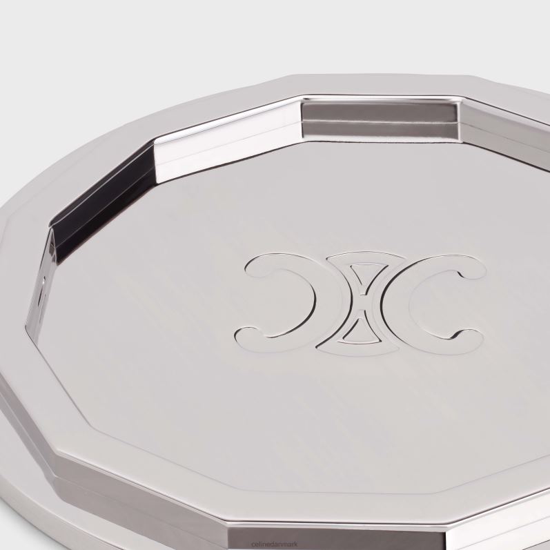 CELINE Mænd lysestage i stål F44FV1508 tilbehør sølv