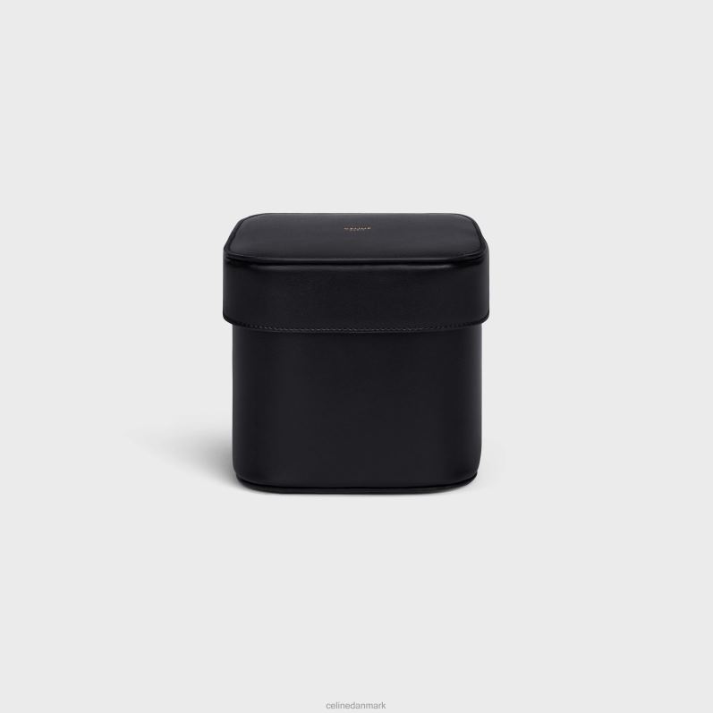 CELINE Mænd medium æske i skinnende kalveskind F44FV1529 tilbehør sort