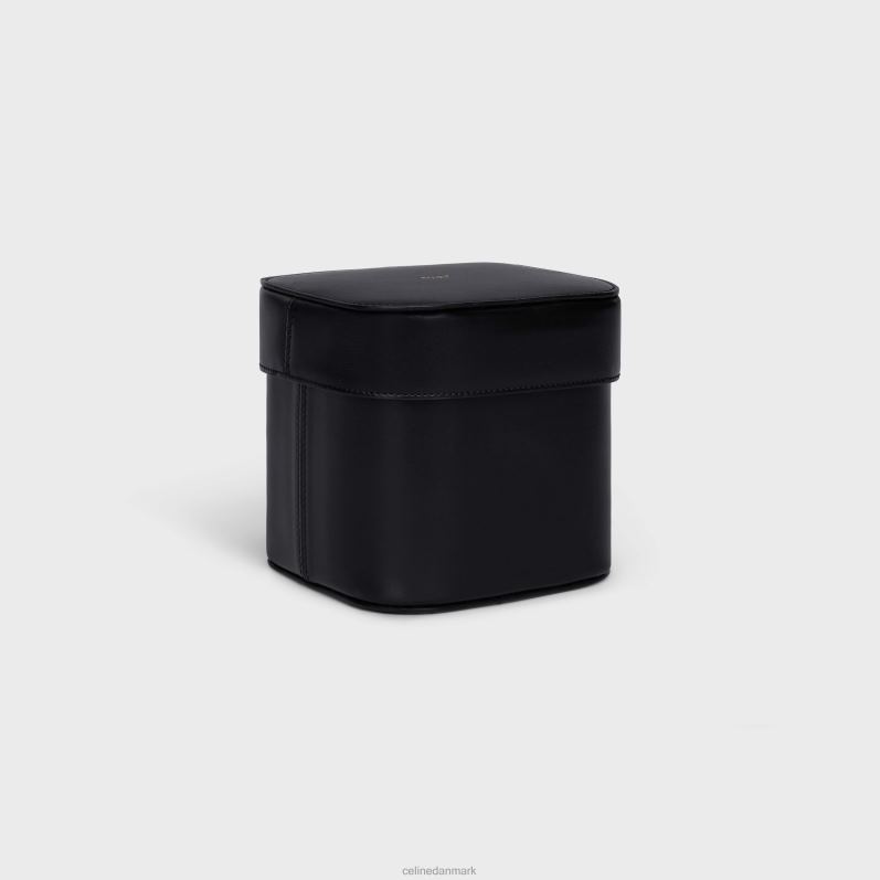 CELINE Mænd medium æske i skinnende kalveskind F44FV1529 tilbehør sort