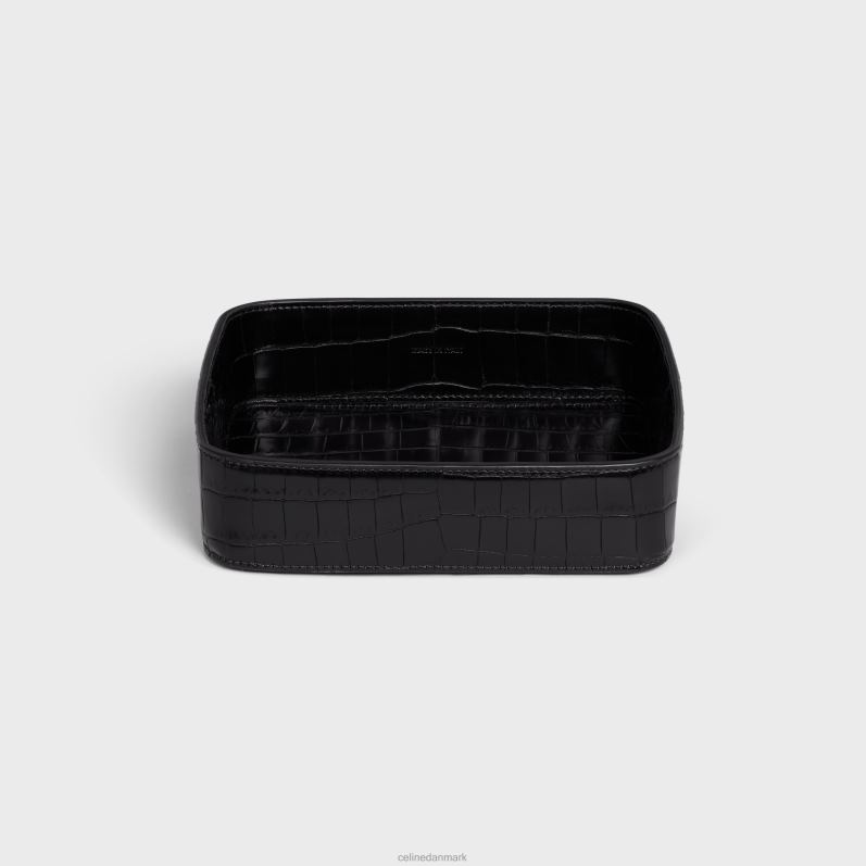 CELINE Mænd nipskål i krokodille F44FV1531 tilbehør sort
