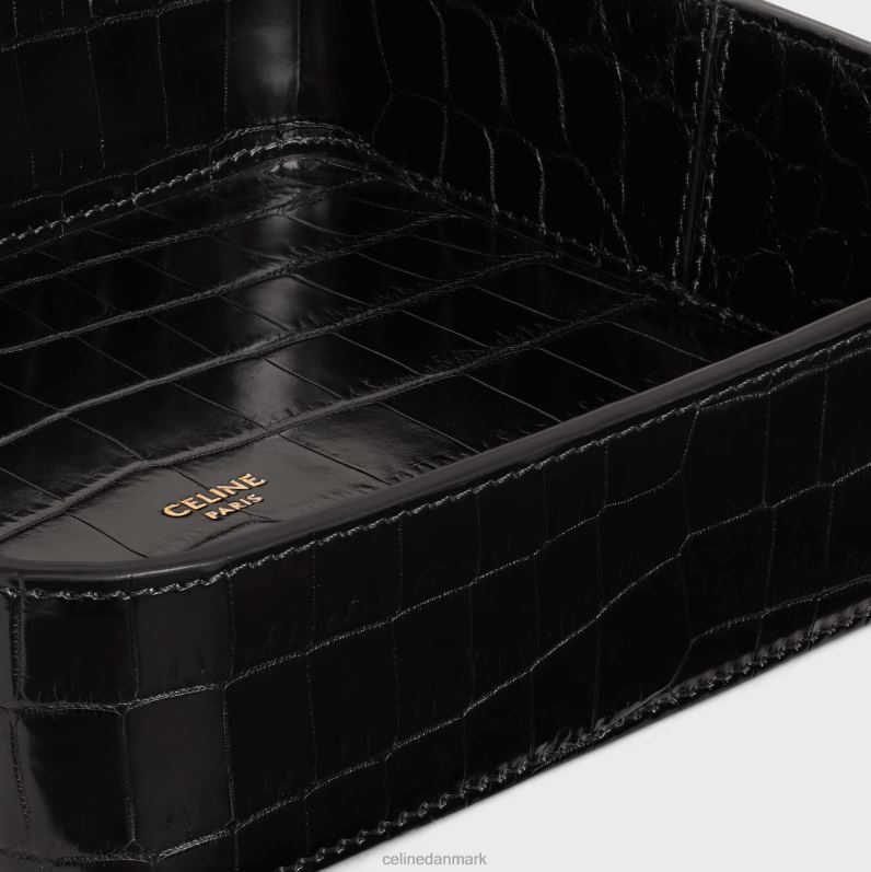 CELINE Mænd nipskål i krokodille F44FV1531 tilbehør sort