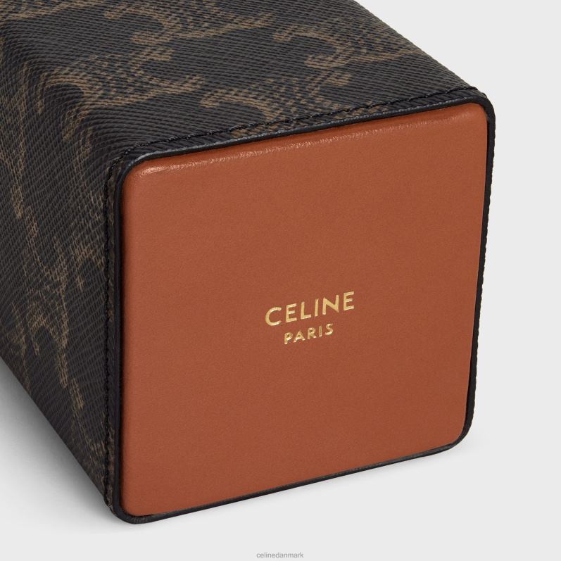 CELINE Mænd parfumeholder 100ml i triomphe canvas & kalveskind F44FV1462 tilbehør tan