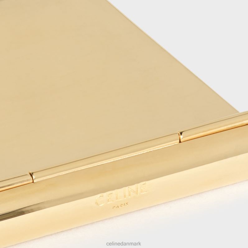 CELINE Mænd python indgraveret tændstikæske i messing F44FV1550 tilbehør guld