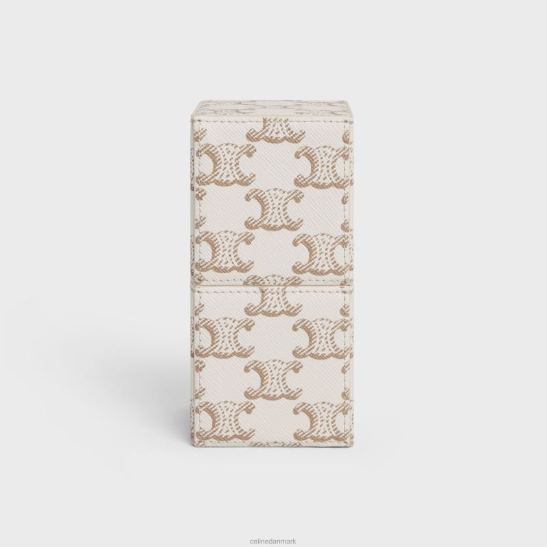 CELINE Mænd æske 1 parfume 100ml i triomphe canvas & kalveskind F44FV1559 tilbehør hvid