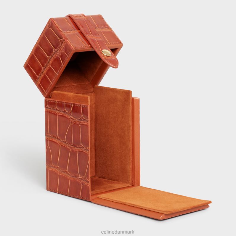 CELINE Mænd æske 1 parfume 6,8 fl.oz i alligator F44FV1468 tilbehør tan