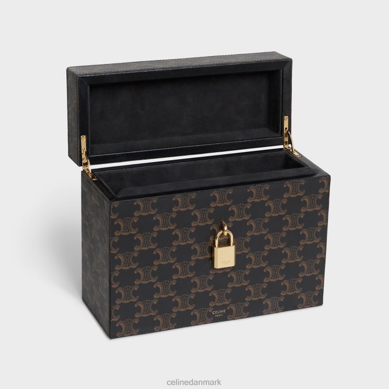 CELINE Mænd æske 3 parfumer 6,8 fl.oz i triomphe canvas & naturligt kalveskind F44FV1470 tilbehør tan