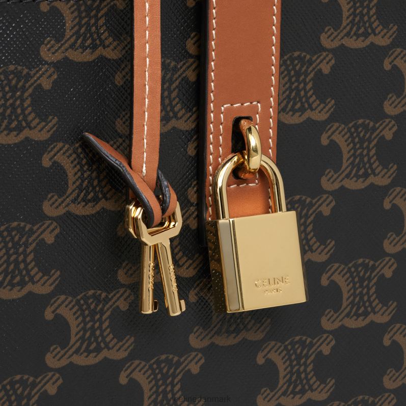 CELINE Mænd æske 3 parfumer 6,8 fl.oz i triomphe canvas & naturligt kalveskind F44FV1470 tilbehør tan