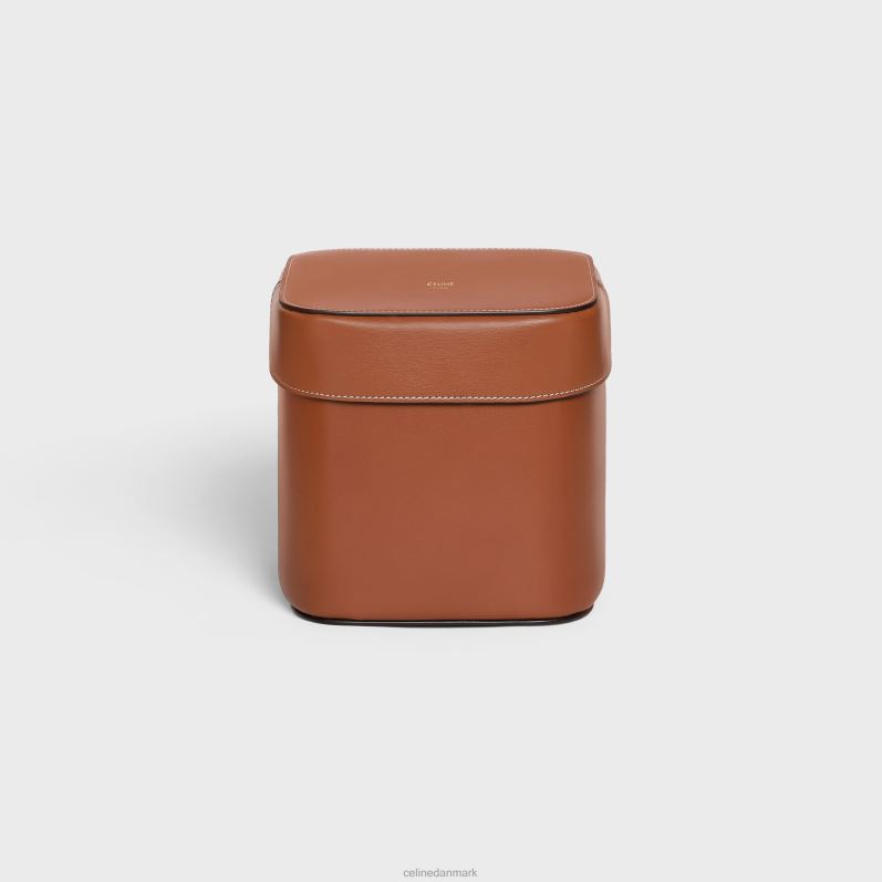 CELINE Mænd stor æske i skinnende kalveskind F44FV1532 tilbehør tan