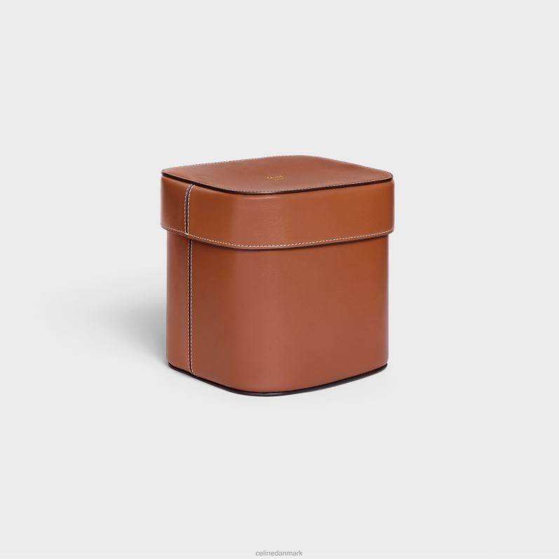 CELINE Mænd stor æske i skinnende kalveskind F44FV1532 tilbehør tan