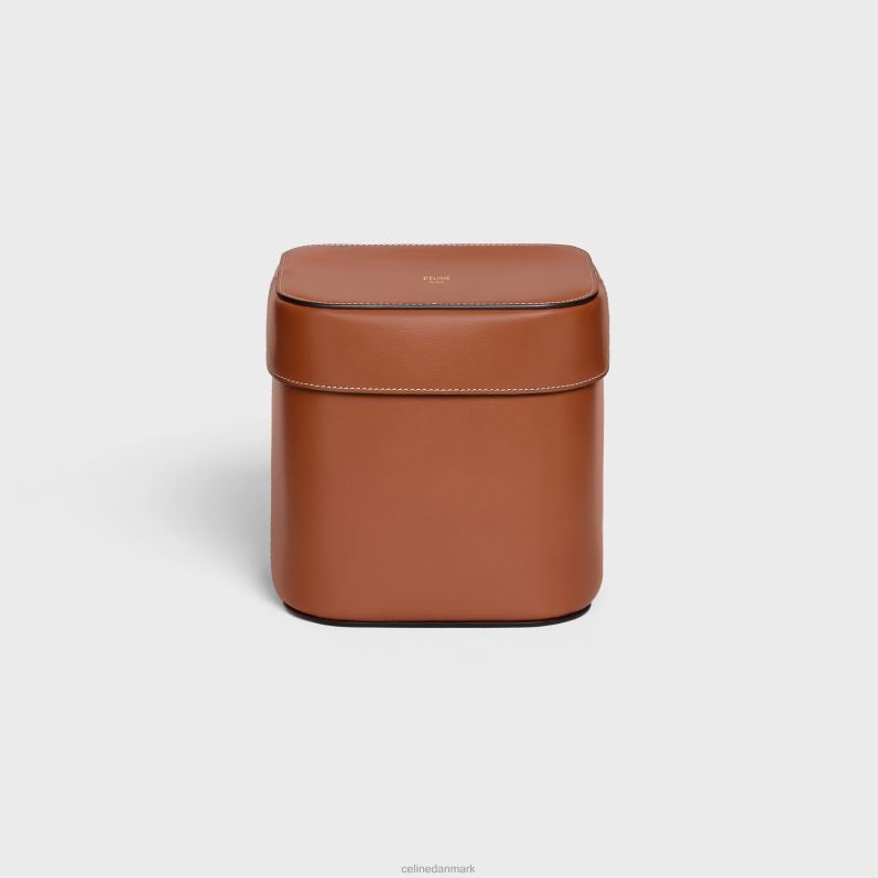 CELINE Mænd stor æske i skinnende kalveskind F44FV1532 tilbehør tan