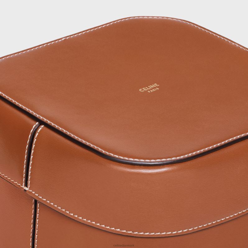 CELINE Mænd stor æske i skinnende kalveskind F44FV1532 tilbehør tan