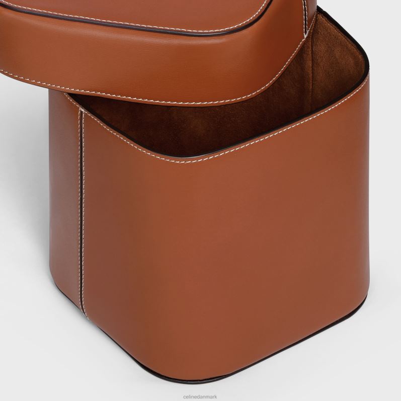 CELINE Mænd stor æske i skinnende kalveskind F44FV1532 tilbehør tan