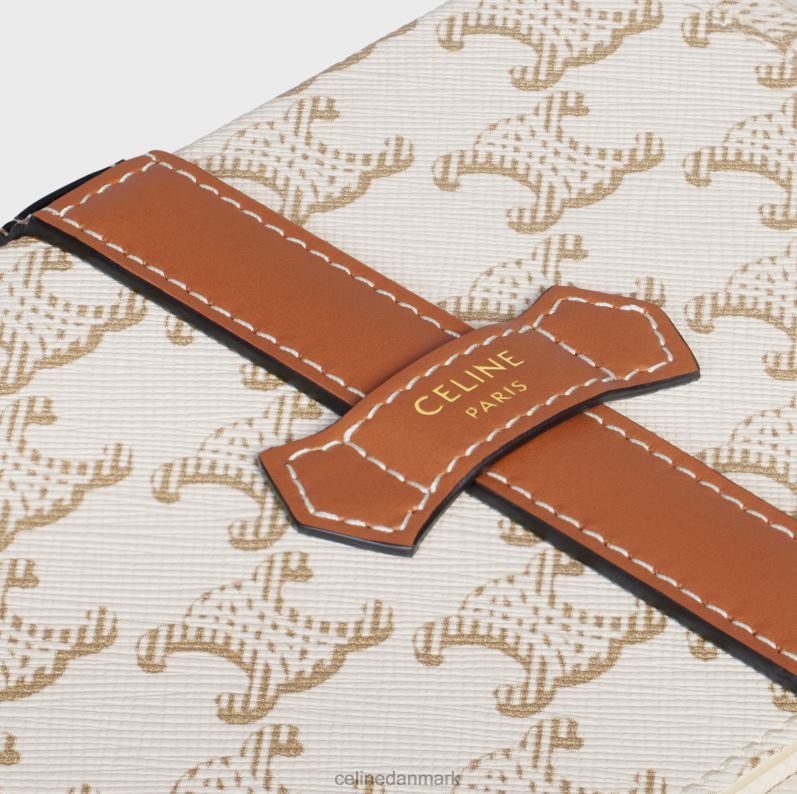 CELINE Mænd stort juveletui i triomflærred & kalveskind F44FV1563 tilbehør hvid