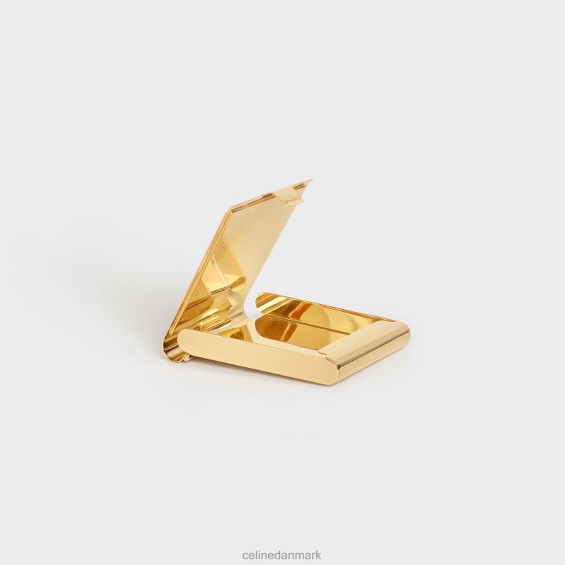 CELINE Mænd tændstikæske i messing & alligator F44FV1555 tilbehør bordeaux