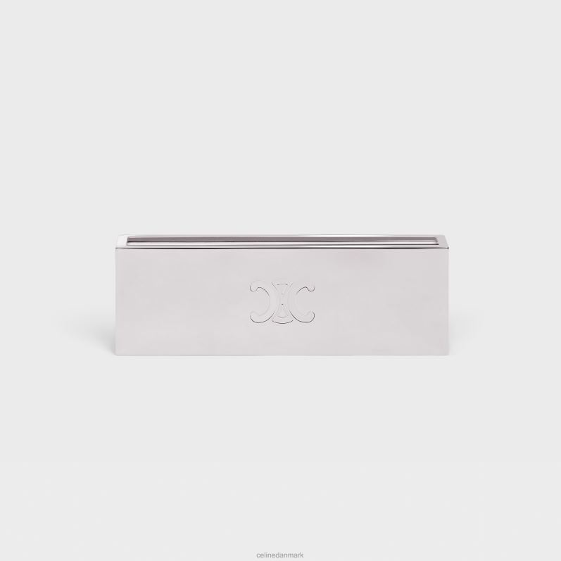 CELINE Mænd tændstikæske i stål F44FV1513 tilbehør sølv