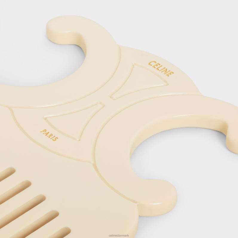 CELINE Mænd triomphe hårkam i acetat F44FV1604 tilbehør elfenben