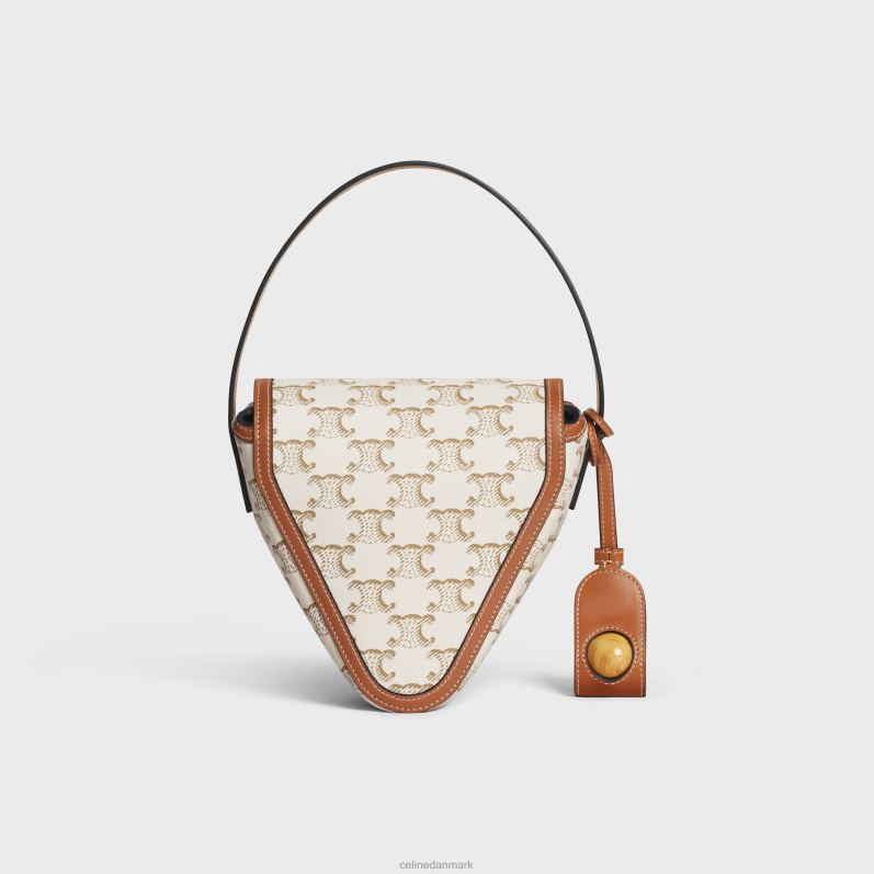 CELINE Mænd triomphe petanque spil i triomphe canvas & kalveskind F44FV1682 tilbehør hvid