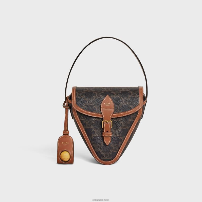 CELINE Mænd triomphe petanque spil i triomphe canvas & kalveskind F44FV1683 tilbehør tan