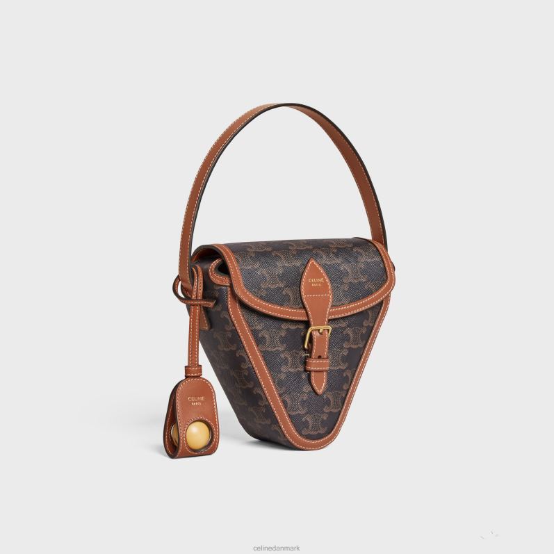 CELINE Mænd triomphe petanque spil i triomphe canvas & kalveskind F44FV1683 tilbehør tan