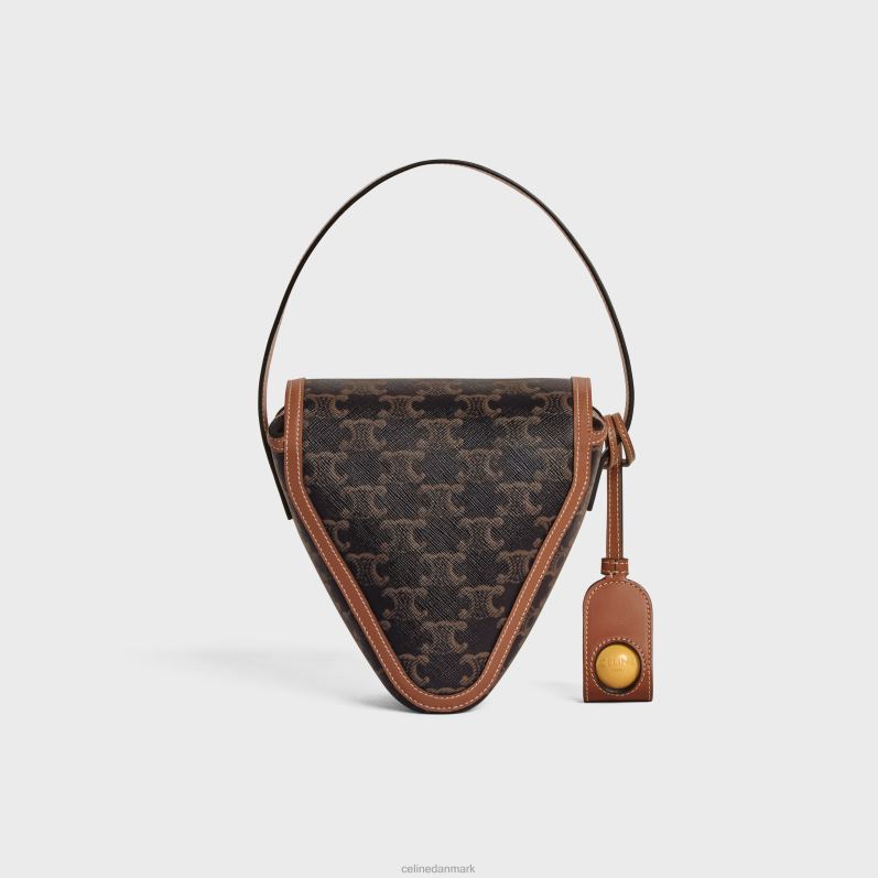 CELINE Mænd triomphe petanque spil i triomphe canvas & kalveskind F44FV1683 tilbehør tan