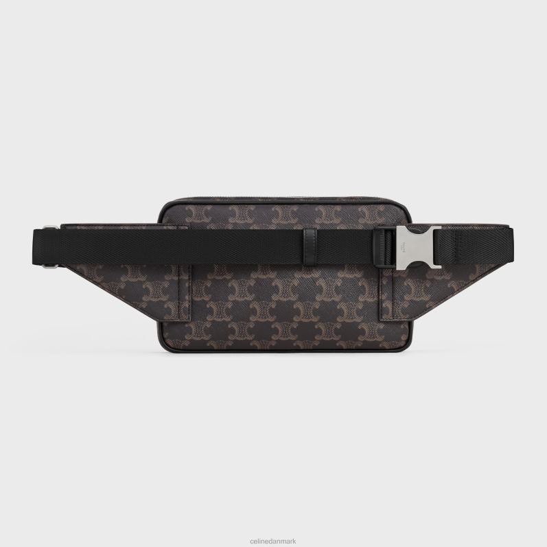 CELINE Mænd bæltetaske i triomphe canvas & kalveskind F44FV2080 tilbehør sort