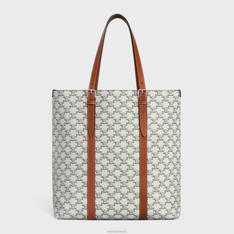 CELINE Mænd cabaer med spænde i triomflærred & kalveskind F44FV2100 tilbehør tan/ecru