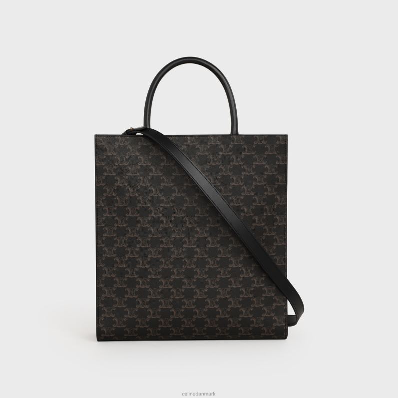 CELINE Mænd medium lodrette cabaer i triomflærred med tryk F44FV2098 tilbehør sort