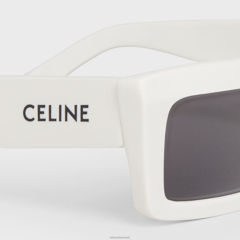 CELINE Mænd monochroms 02 solbriller i acetat F44FV2230 tilbehør hvid