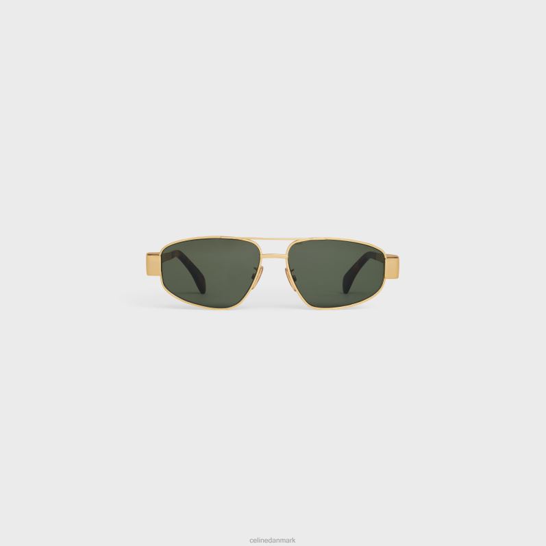 CELINE Mænd triomphe metal 03 solbriller i metal F44FV2184 tilbehør guld/grøn