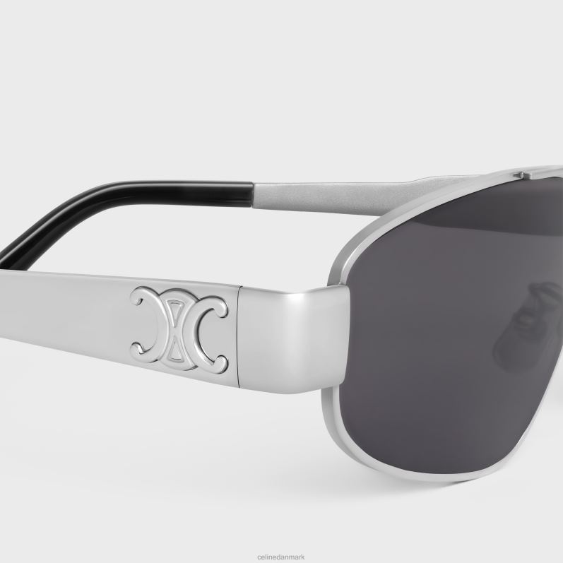 CELINE Mænd triomphe metal 03 solbriller i metal F44FV2185 tilbehør sølv/røg