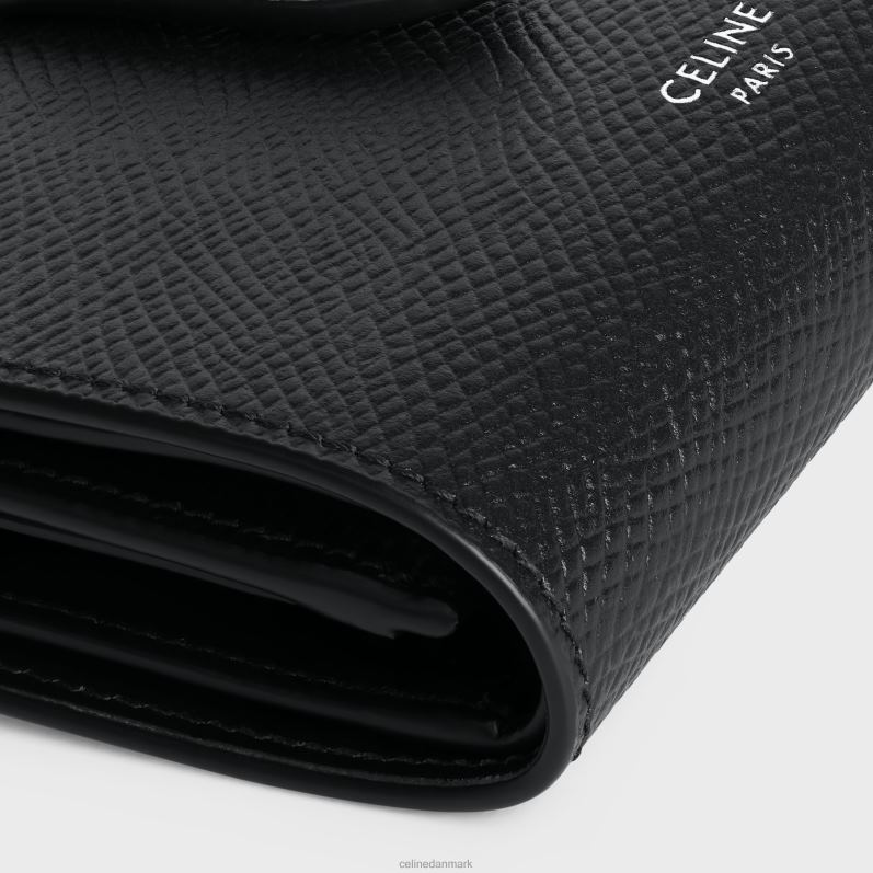 CELINE Mænd fin rem pung i kornet kalveskind F44FV2165 tilbehør sort