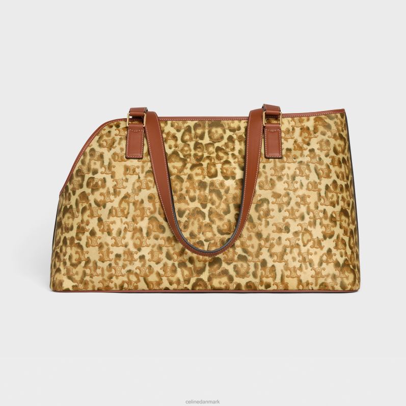 CELINE Mænd hundehytter i triomflærred med print & kalveskind F44FV1699 tilbehør leopard
